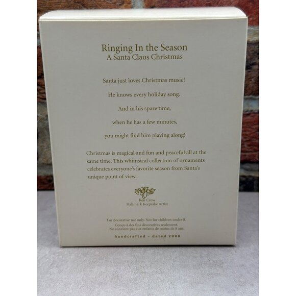 Hallmark Keepsake Ornament 2008 Ringing In The Season A Santa Claus Christmas - Picture 2 of 6